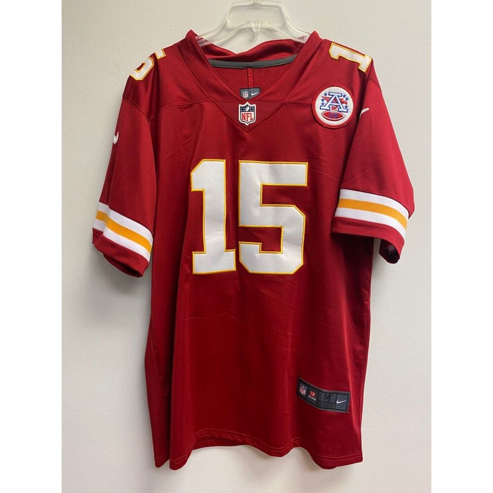 Nike Kansas City Chiefs NFL Football Jersey Patrick Mahomes II #15 Mens Medium